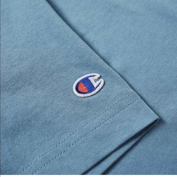 Champion Reverse Weave Small Script Logo Tee - Picture 5 of 6